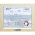 Economy Faux Wood Certificate Frame